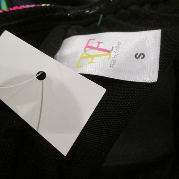 NWT Strapless Navy Floral Gottex 1 Piece Swimsuit - Picture 5 of 5